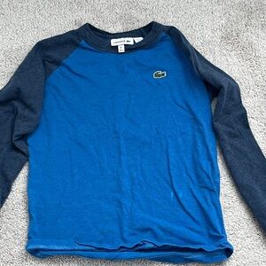 Lacoste Blue Long Sleeve Tee Casual Comfort